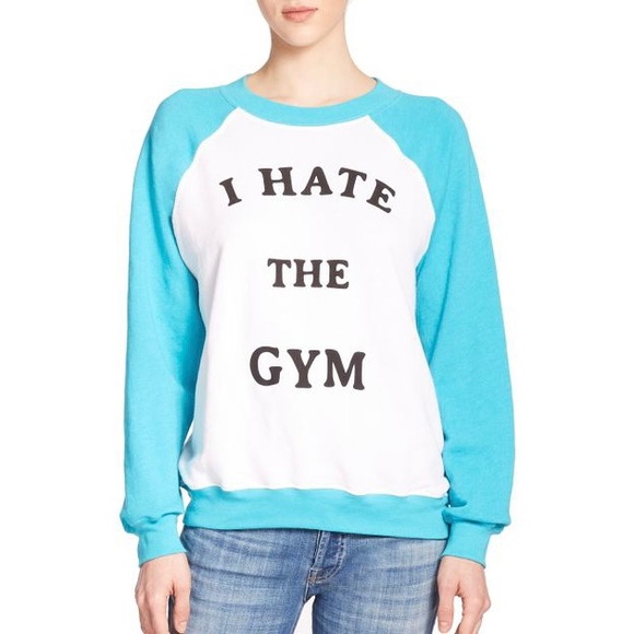 Wildfox “I hate the gym” pullover - Picture 2 of 7